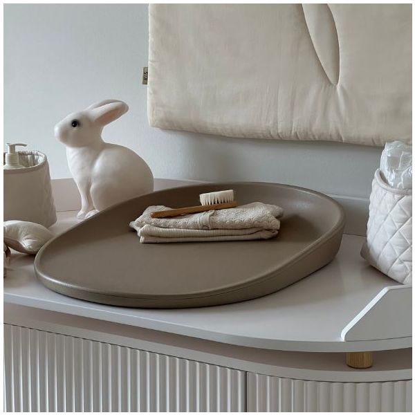 Kai Changing Mat - Brown Pebble