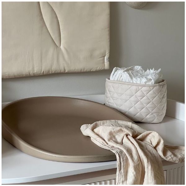 Kai Changing Mat - Brown Pebble