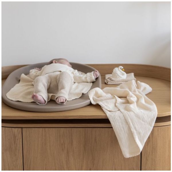 Kai Muslin Cloth - 2 Pack - Cream