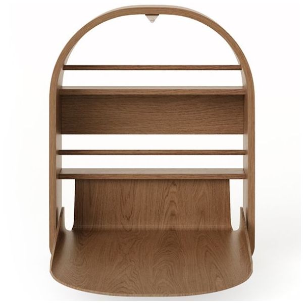 Kai Wall Changing Table - Smoked oak