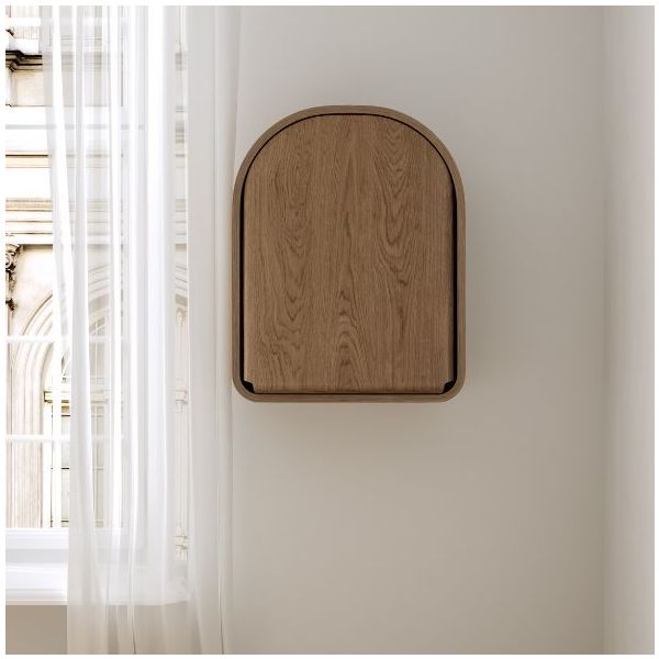 Kai Wall Changing Table - Smoked oak