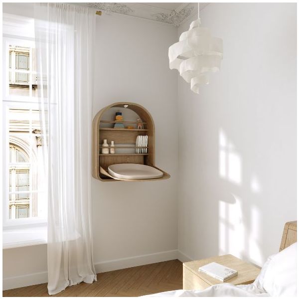 Kai Wall Changing Table - Natural Oil