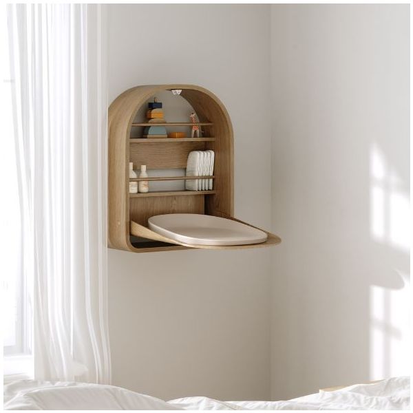 Kai Wall Changing Table - Natural Oil