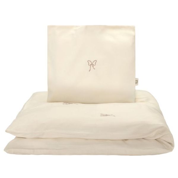 Embroidered Bed Linen 100 x 140 - Bow