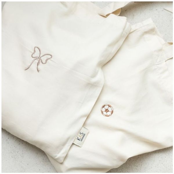 Embroidered Bed Linen 100 x 140 - Bow