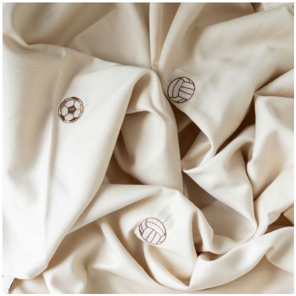 Embroidered Bed Linen 100 x 140 - Soccer