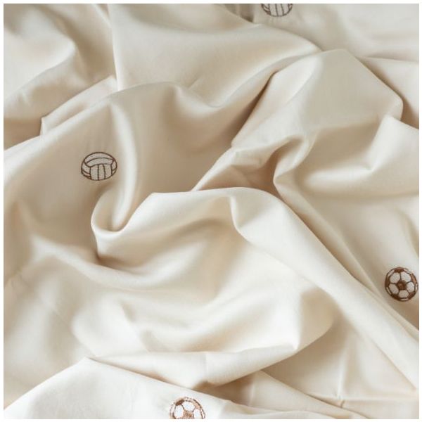 Embroidered Bed Linen 100 x 140 - Soccer