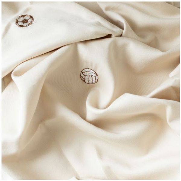 Embroidered Bed Linen 100 x 140 - Soccer