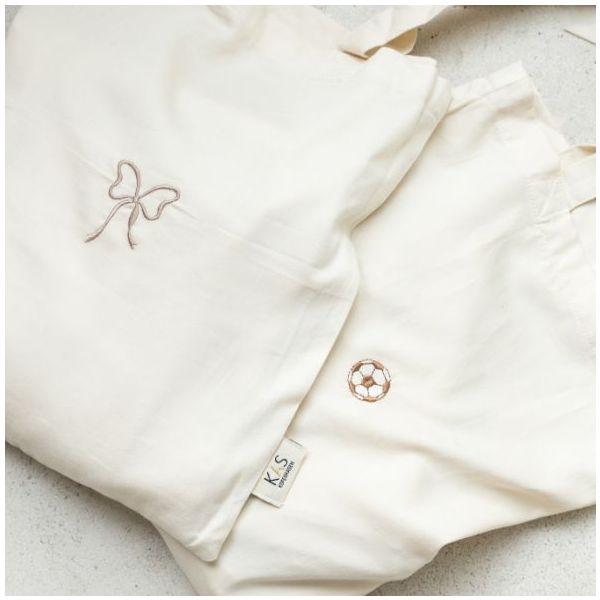 Embroidered Bed Linen 100 x 140 - Soccer