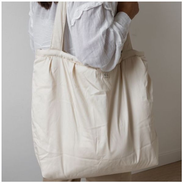 Multifunctional Changing Bag with Fold - Beige