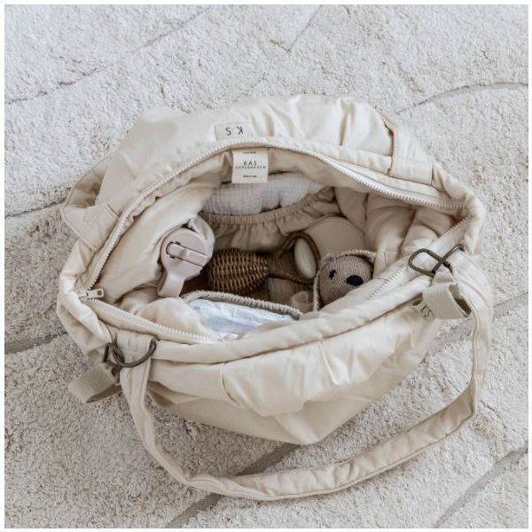 Multifunctional Changing Bag with Fold - Beige