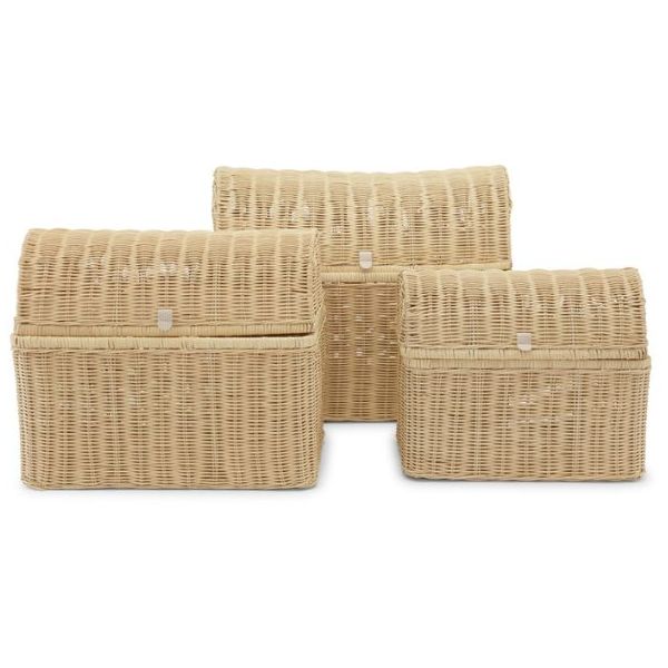 Set of 3 Storage Baskets - Sand