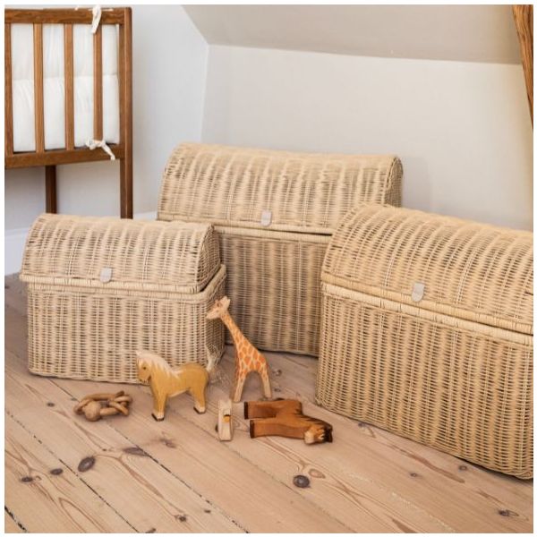 Set of 3 Storage Baskets - Sand