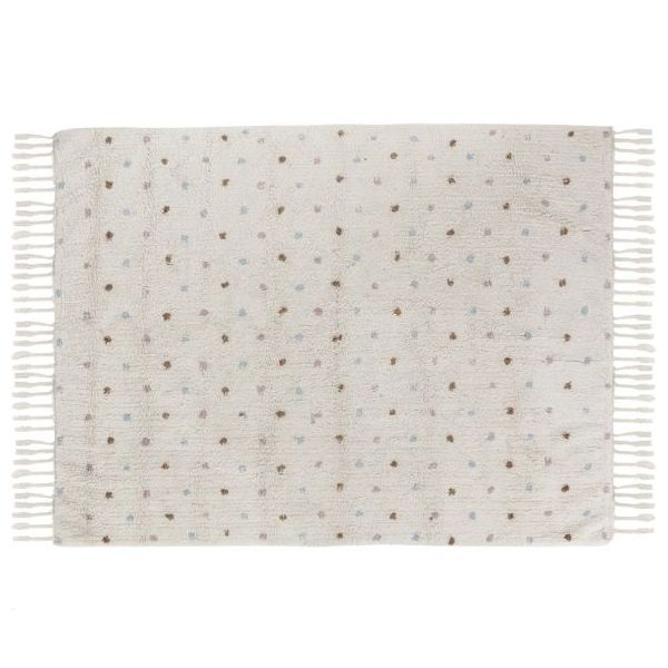 Washable Colourful Dots Rug - 120 x 160 cm