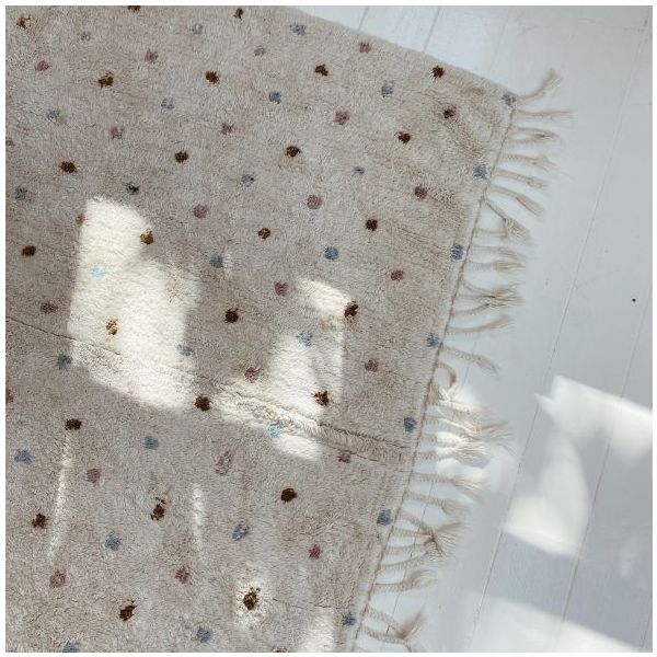 Washable Colourful Dots Rug - 120 x 160 cm