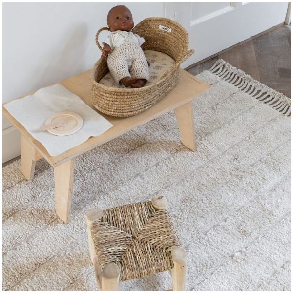 Washable Stripes Rug - 140 x 200 cm