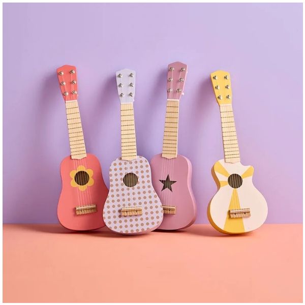Guitare - Fleur Rose