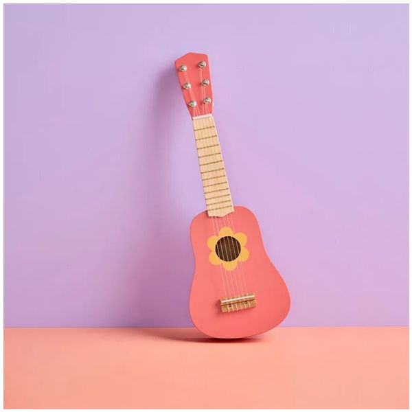 Guitare - Fleur Rose