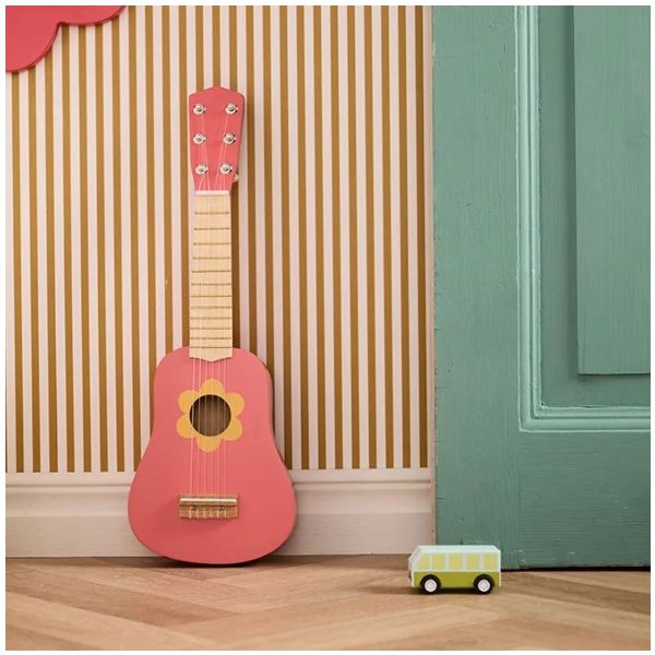 Guitare - Fleur Rose
