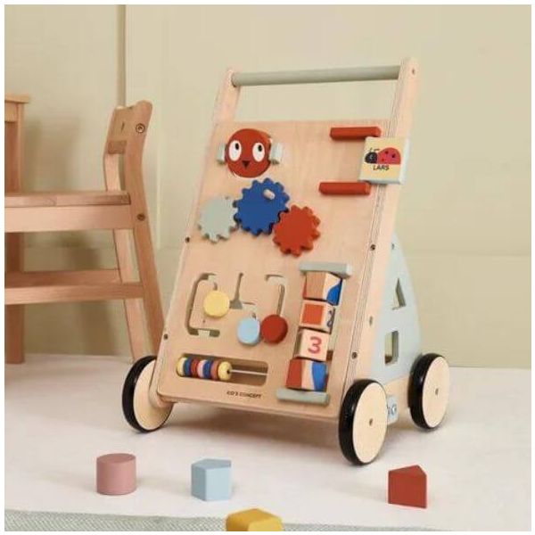 Trotteur multi-activités en bois