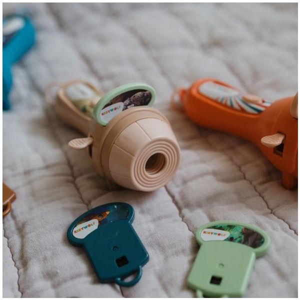 Lampe de poche projecteur d'histoires - Beige