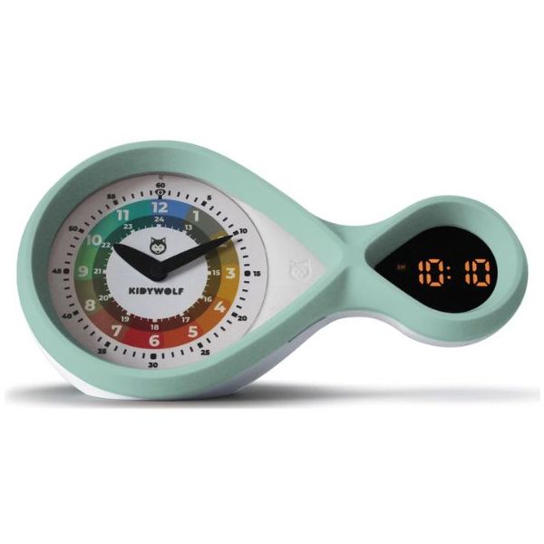 Analog & Digital Alarm Clock - Turquoise