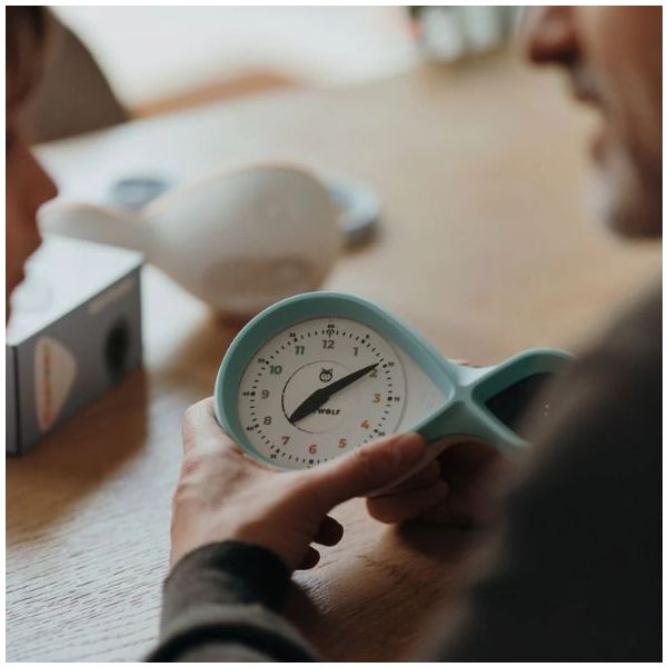 Analog & Digital Alarm Clock - Turquoise
