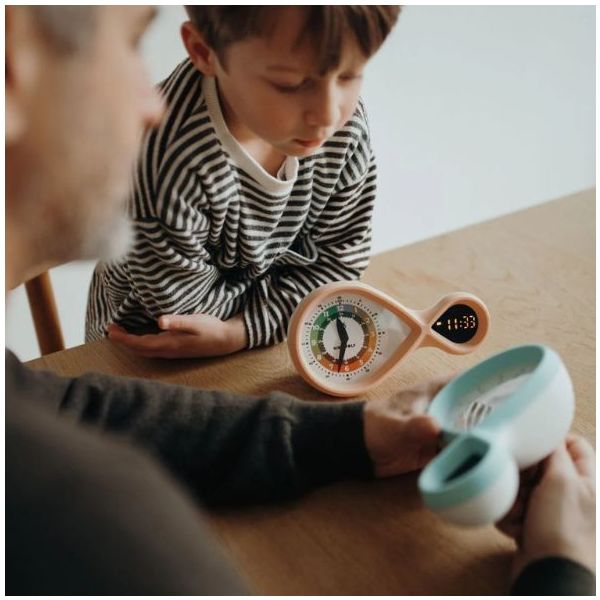 Analog & Digital Alarm Clock - Turquoise