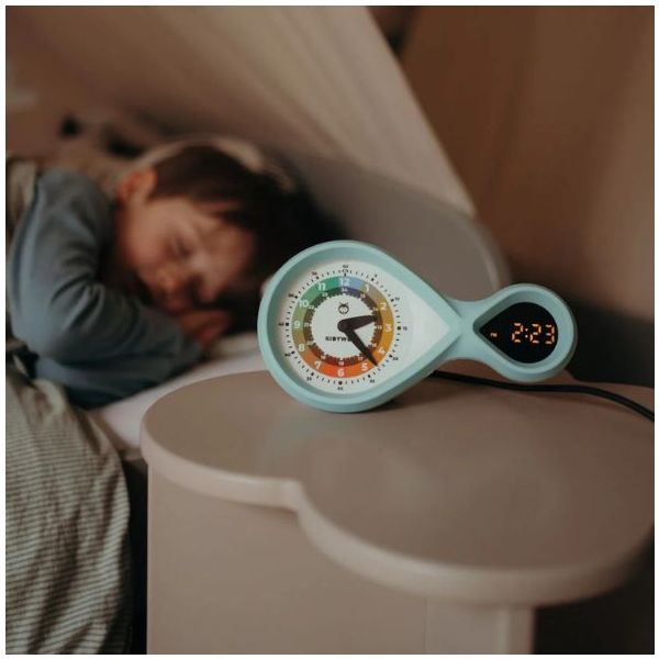 Analog & Digital Alarm Clock - Turquoise