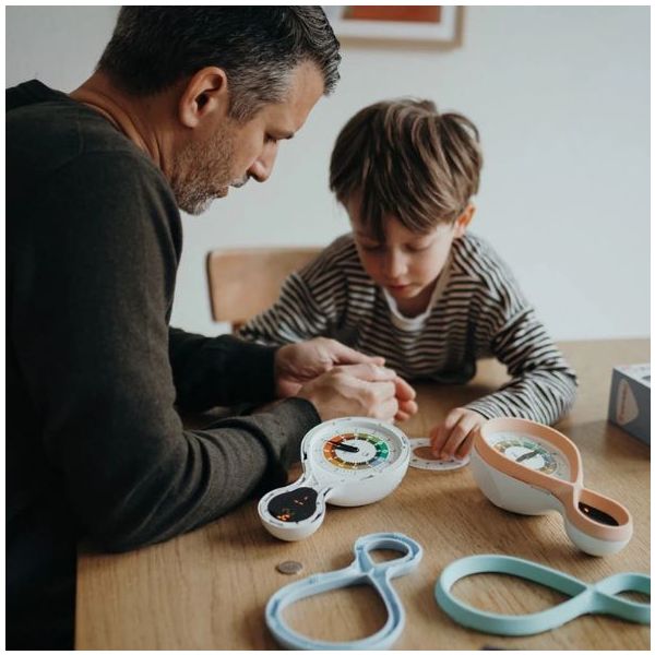 Analog & Digital Alarm Clock - Turquoise
