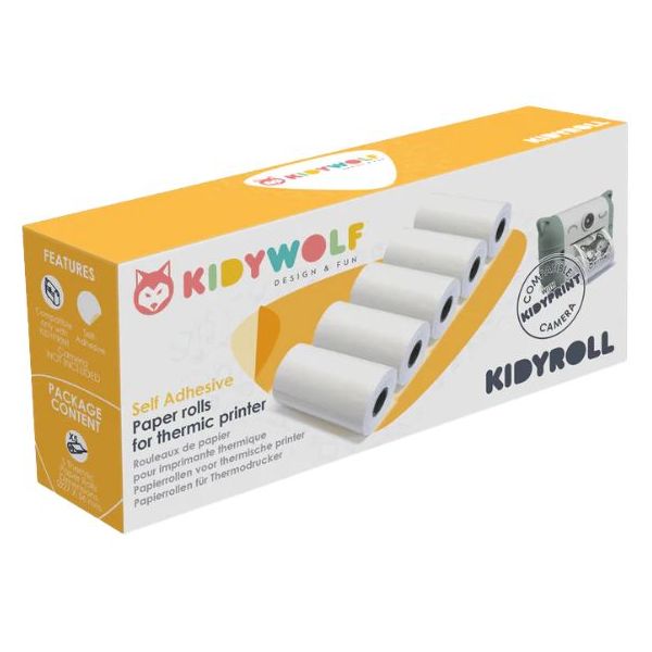 Set of 5 Sticker Printing Paper Refills