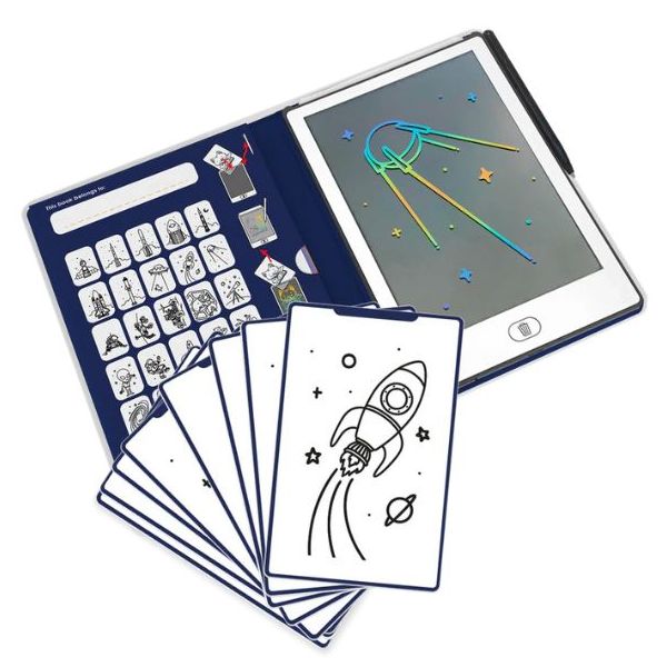 Mini Light-Up Drawing Tablet - Galaxy