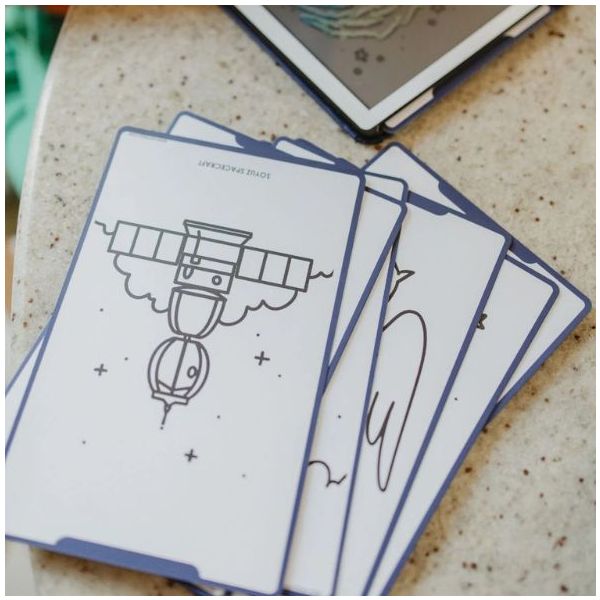 Mini Light-Up Drawing Tablet - Galaxy