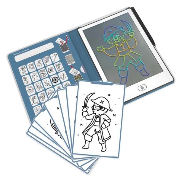 Mini Light-Up Drawing Tablet - Oceans & Pirates
