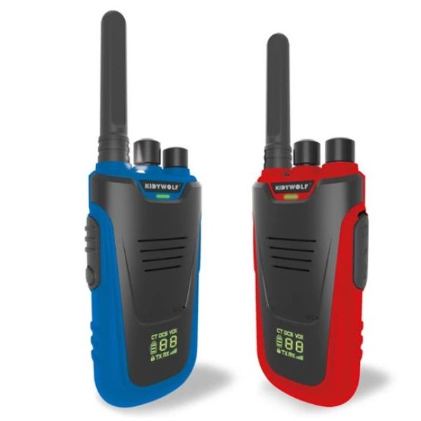 Walkie Talkie with Flashlight - Blue / Red
