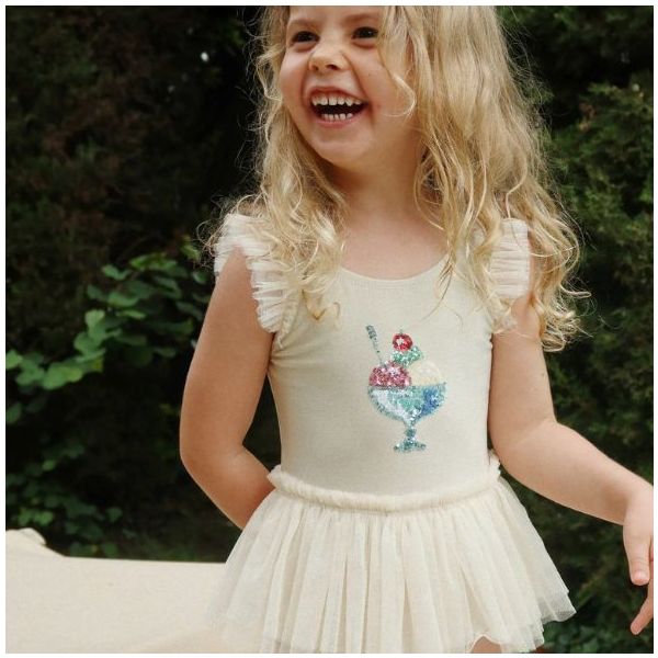 Maillot de bain à volants Amandine - Rosewater