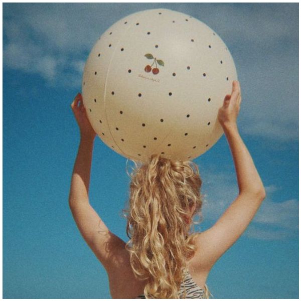 Beach Ball - Navy Dots