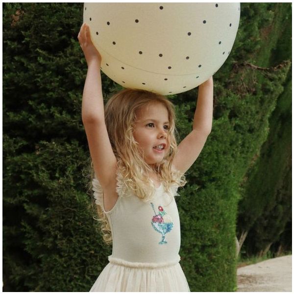 Beach Ball - Navy Dots