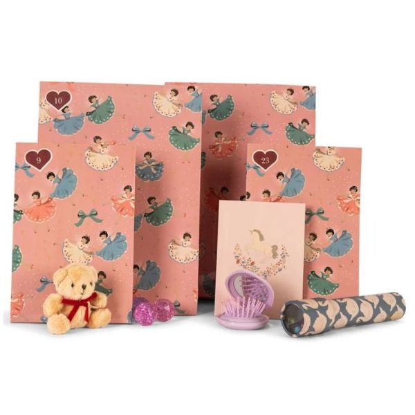 Calendrier de l'Avent avec 24 cadeaux - Beige