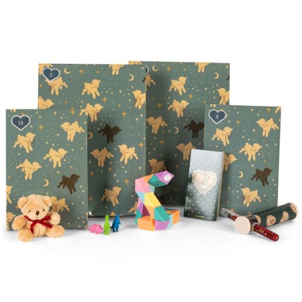 Calendrier de l'Avent avec 24 cadeaux - Bleu