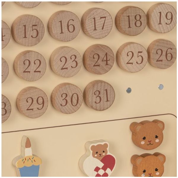 Calendrier en bois - Nature