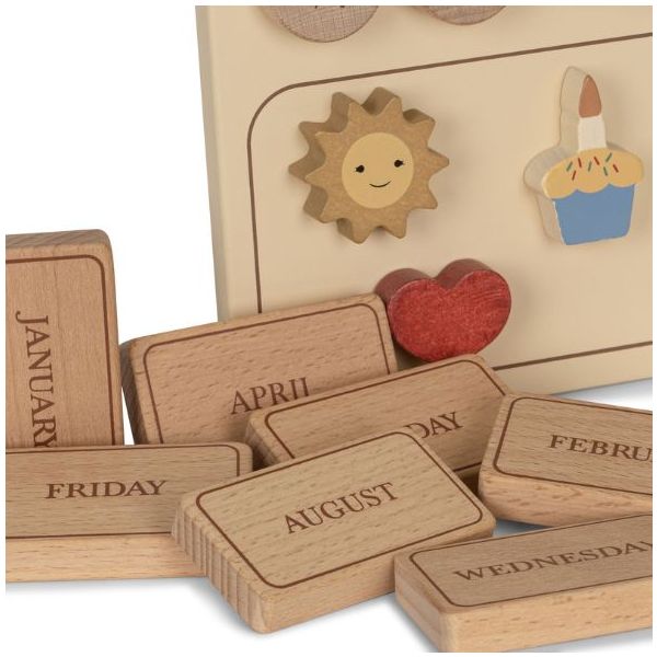 Calendrier en bois - Nature
