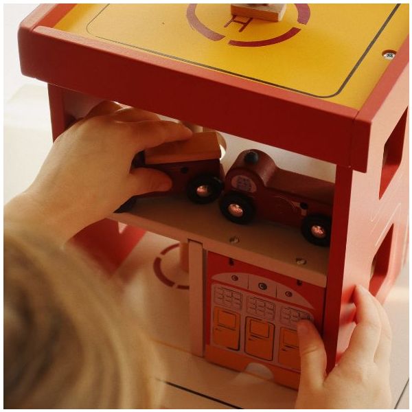 Caserne de Pompiers en bois