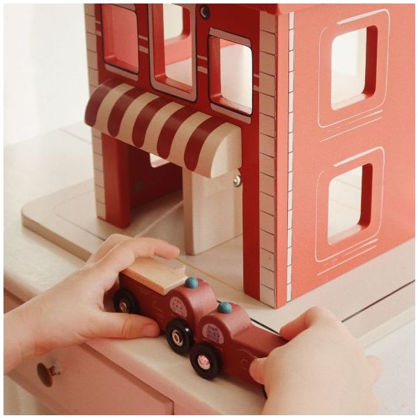 Caserne de Pompiers en bois