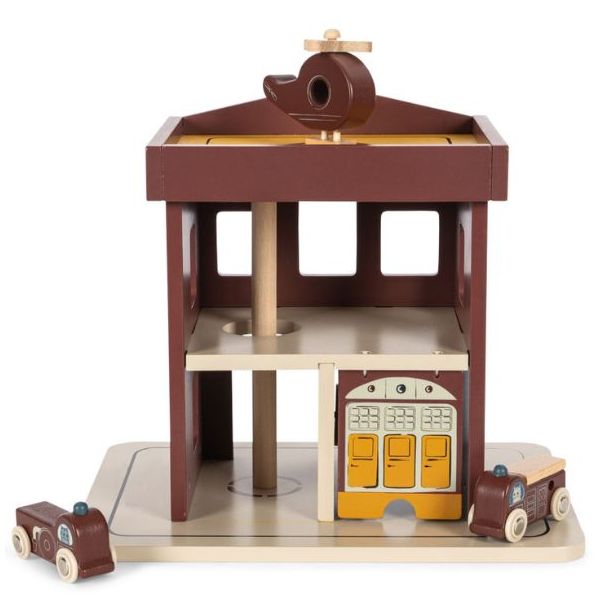 Caserne de Pompiers en bois