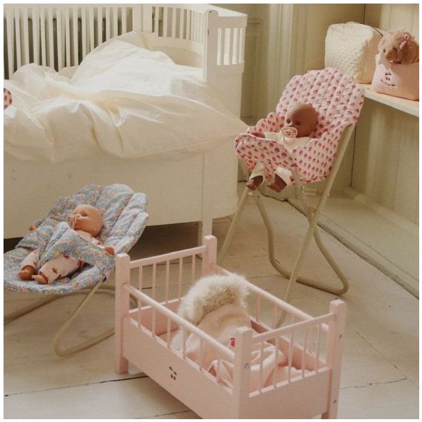 Chaise haute pour poupée - Rosie Rose