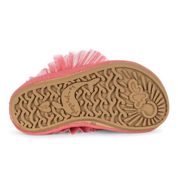 Chaussures d’eau anti-UV à volants Amandine - Paillettes Rose