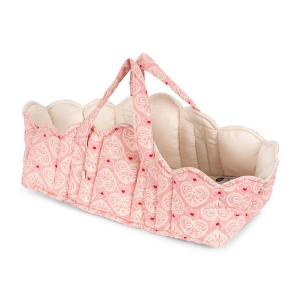 Couffin de poupée - Rose Dentelle