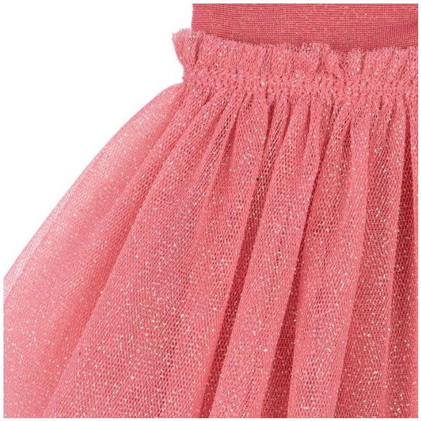 Maillot de bain à volants Amandine - Paillettes Rose