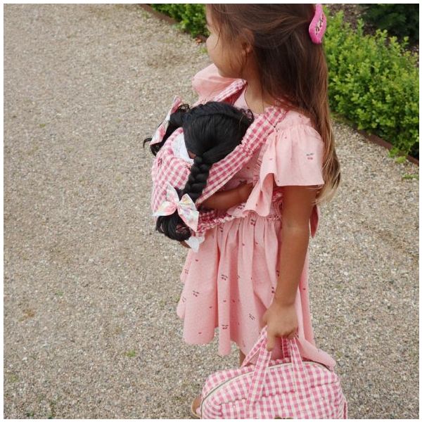 Doll Carrier - Bubblegum Check